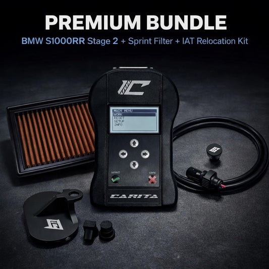 PREMIUM BUNDLE BMW S-M 1000 Stage 2 + Sprint Filter + IAT Relocation Kit + Flap Off Save $198.98!!