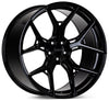 19x9.5 vossen hf-5 gloss black (hybrid forged) 5x120 40mm